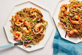 0324DINN-Soba Noodle Salad with Chili-Glazed Shrimp