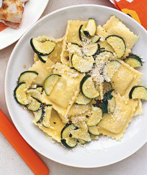 Ravioli With Sauteed Zucchini