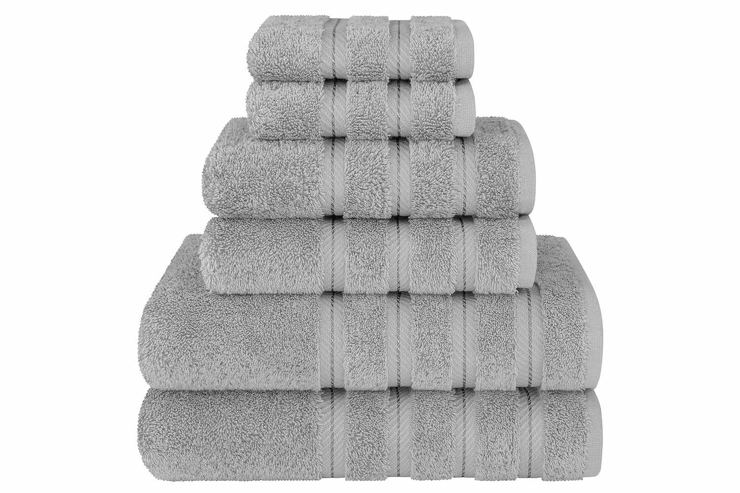 Amazon American Soft Linen Luxury 6 Piece Towel Set