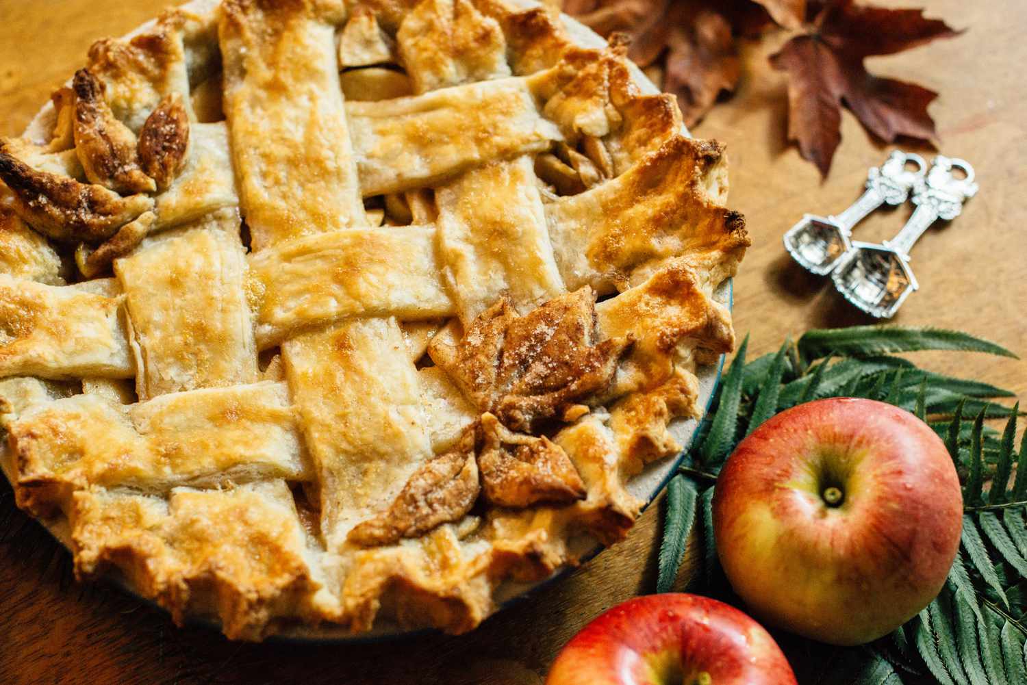 An apple pie