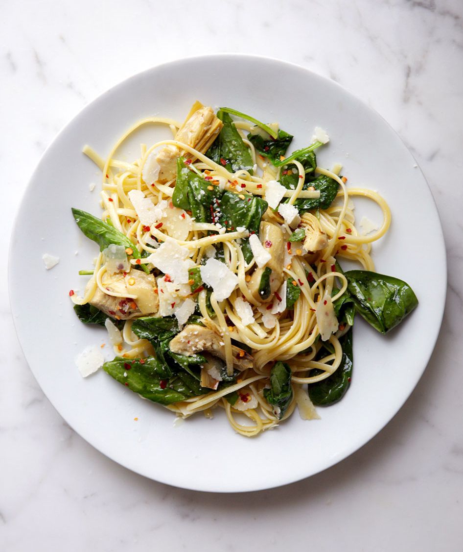 Easy Artichoke Pasta Toss