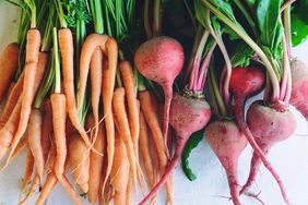 best-winter-produce: carrots and radishes