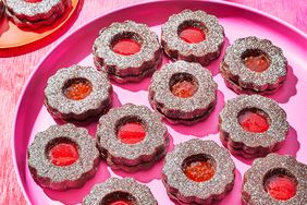 Chocolate Linzer Cookies