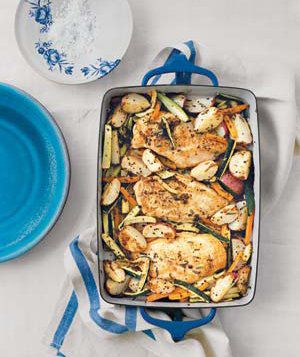 Rosemary Chicken With Zucchini