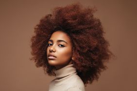 cowboy copper hair color on naturally, curly hair