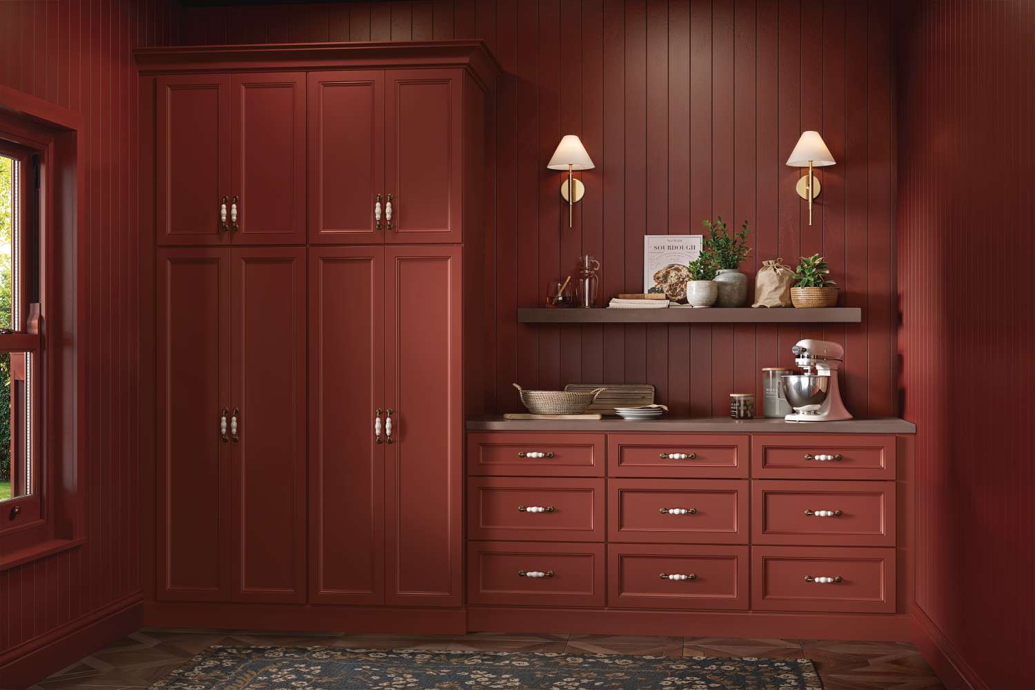 Red Cabinets