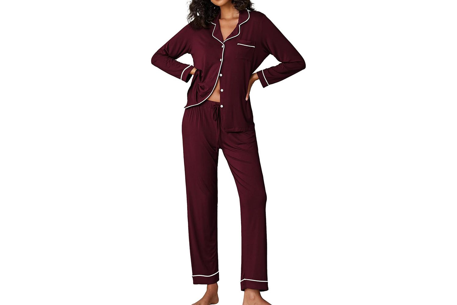 Amazon Ekouaer Pajamas Long Sleeve Sleepwear