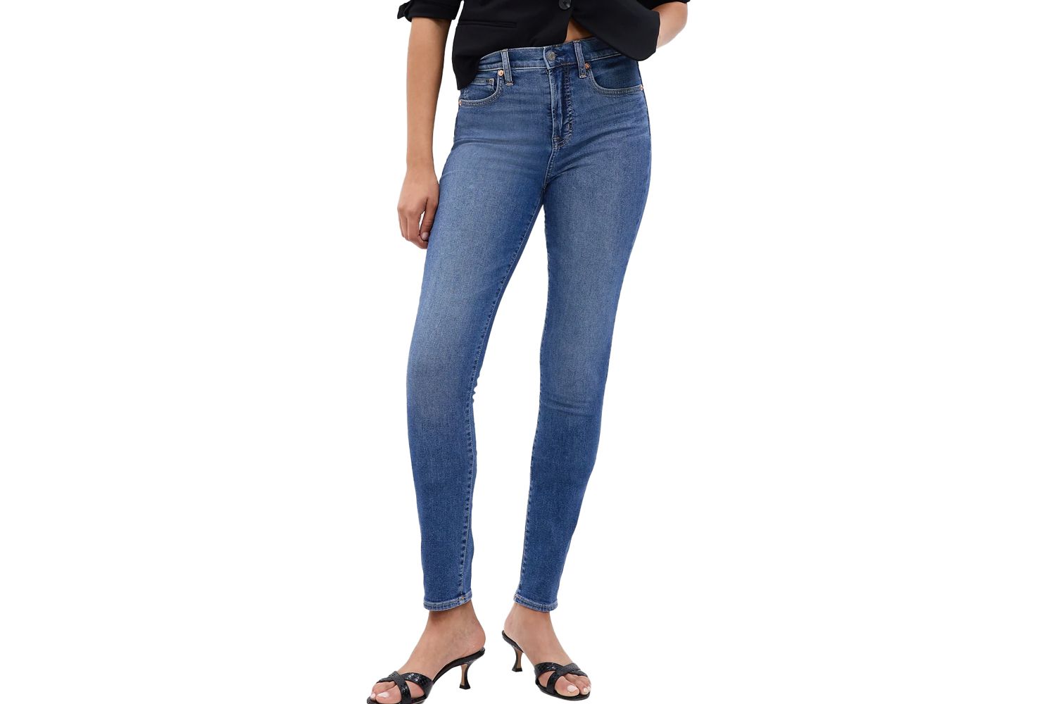 Gap High Rise True Skinny Jeans with Washwell