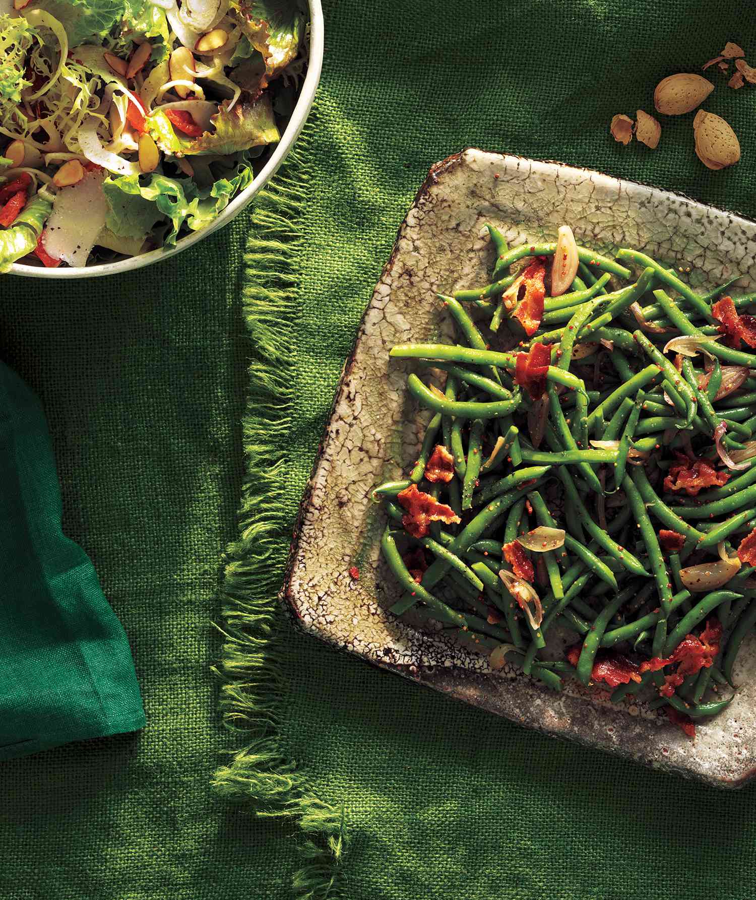 Green Beans With Bacon Vinaigrette