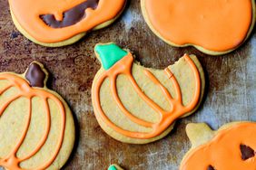 Halloween desserts and Halloween treats - Pumpkin Sugar Cookies