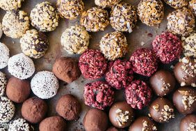 Assorted Chocolate Truffles, Including Dark Chocolate, Peanut Butter, Sesame, and More