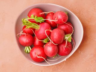 radishes in a bowl