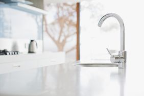 Kitchen island with sink