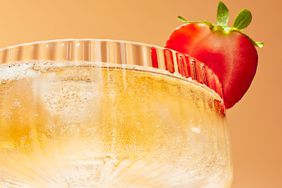 Lillet-Strawberry Spritz