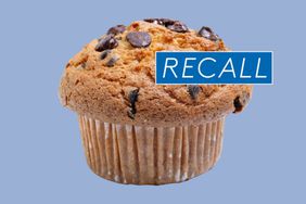 chocolate chip muffin with recall logo