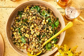 Toasted Israeli Couscous With Corn and Herbs