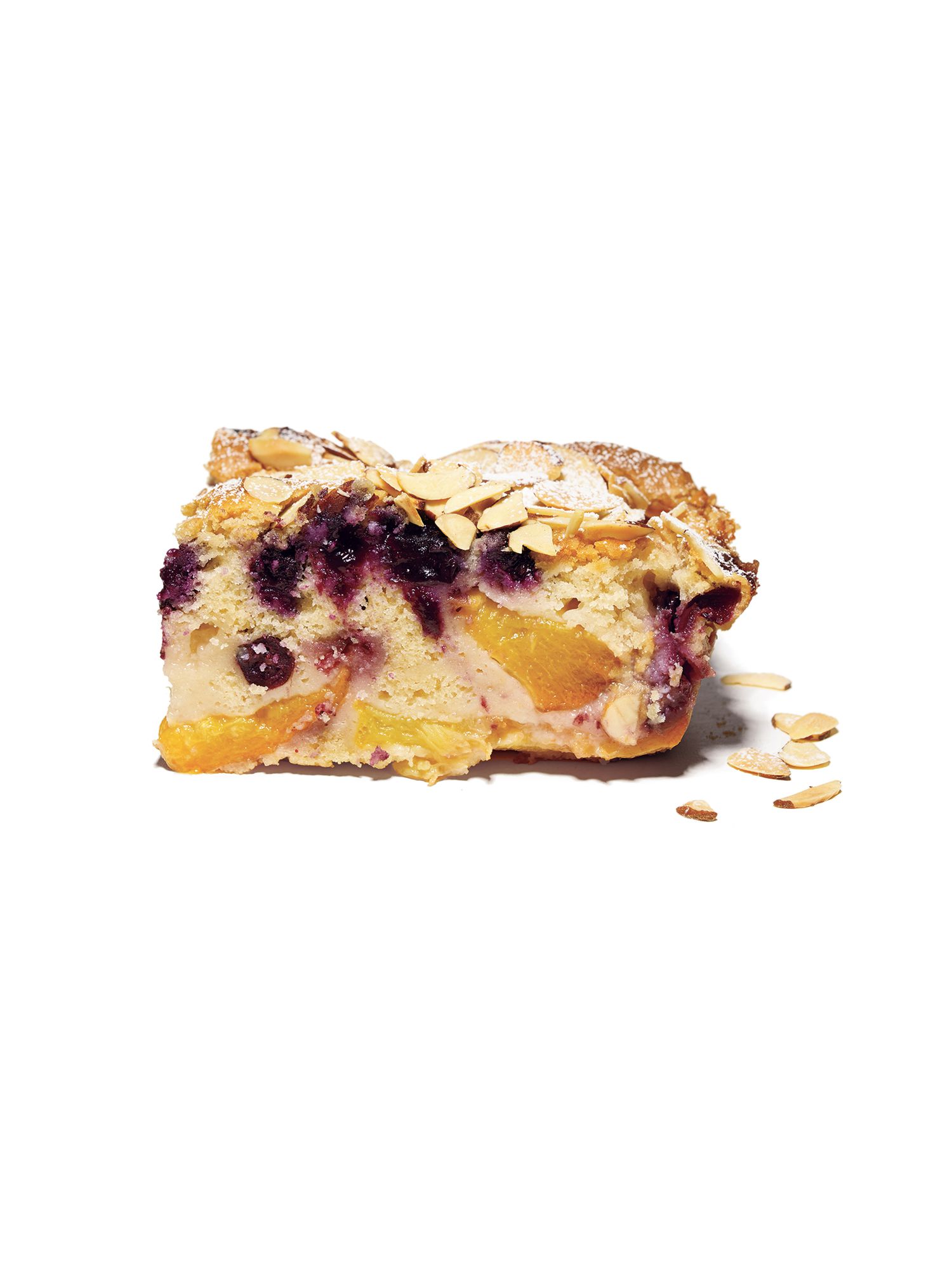 Peach and Blueberry Buckle