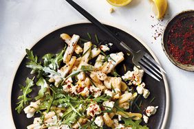 Whole-Wheat Penne With Marinated Feta and Arugula