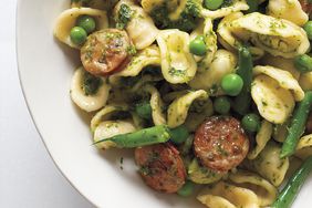 Pesto Orecchiette With Chicken Sausage