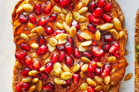 Pomegranate and Almond Toast