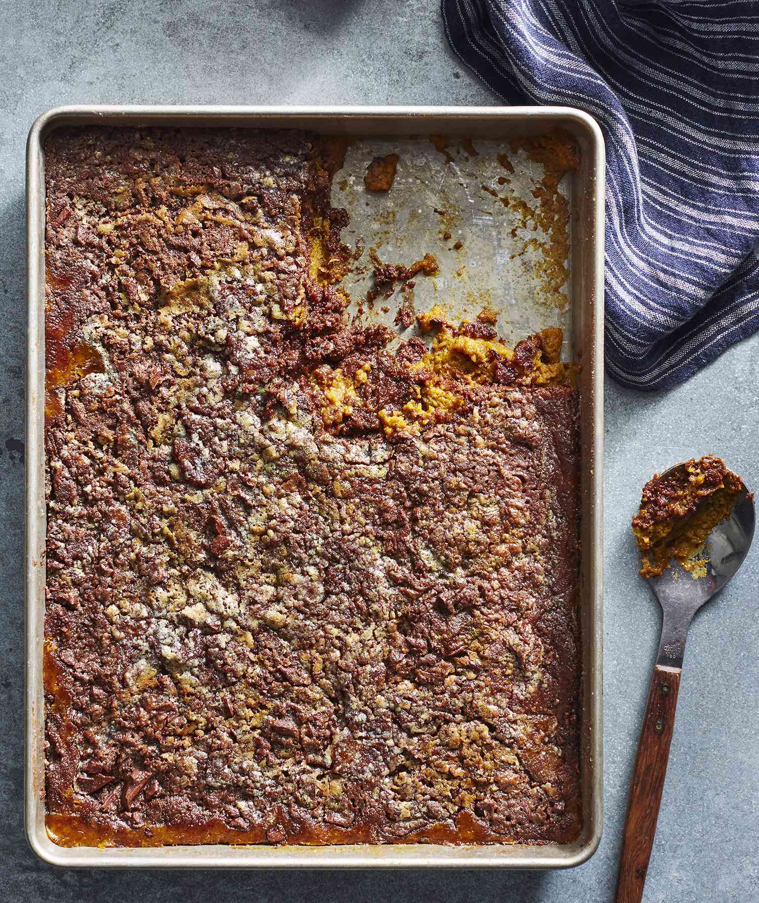 Dark Chocolate Pumpkin Dump Cake