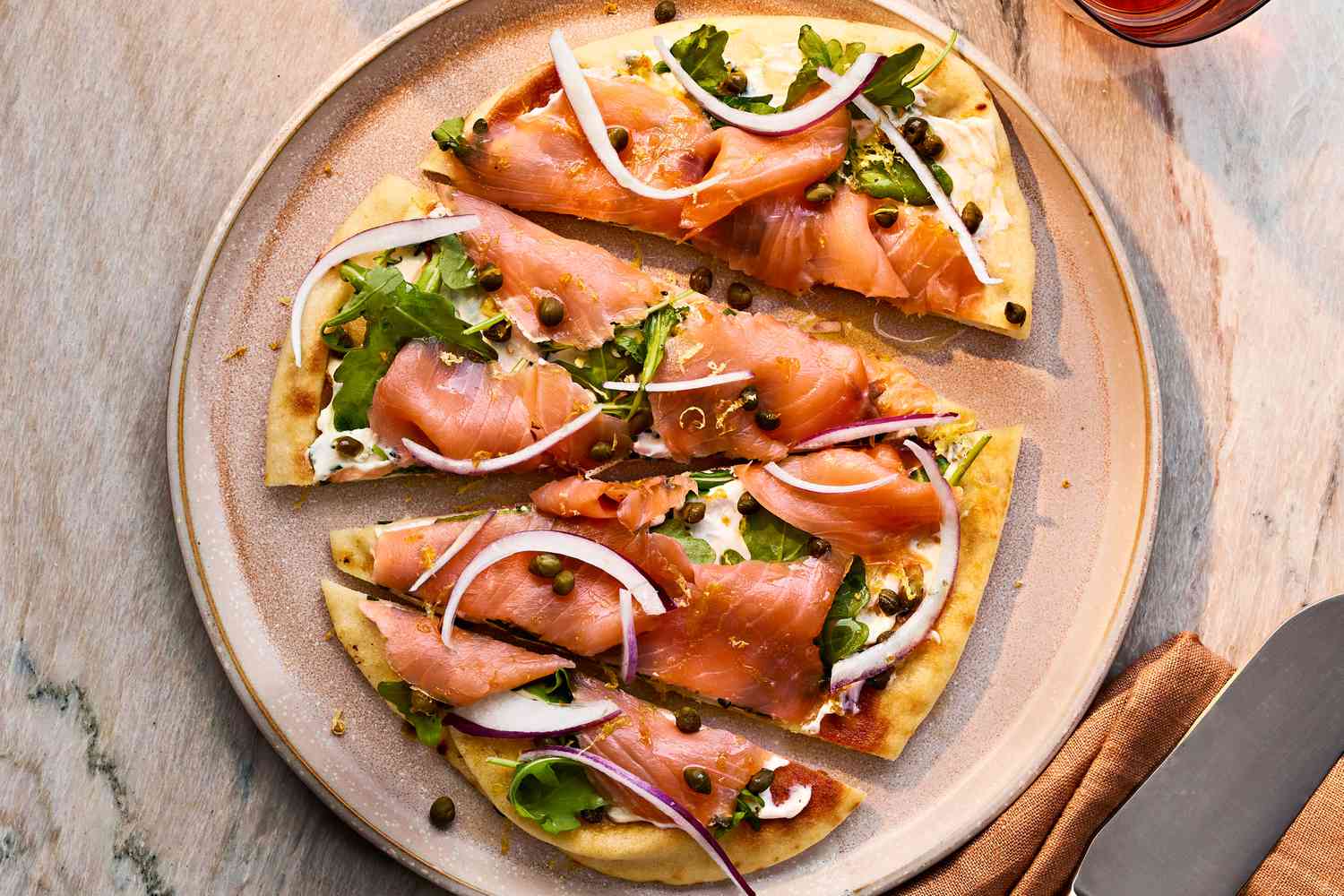 Smoked Salmon Flatbread