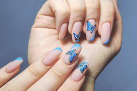 butterfly manicure