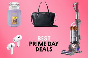 Collage of Early Prime Day Deals items we recommend on a pink background 