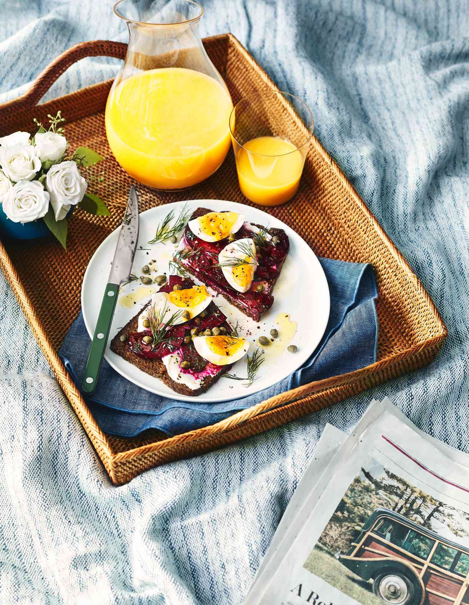 SmÃ¸rrebrÃ¸d With Yogurt, Beets, and Eggs