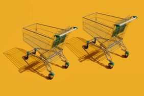 two shopping carts