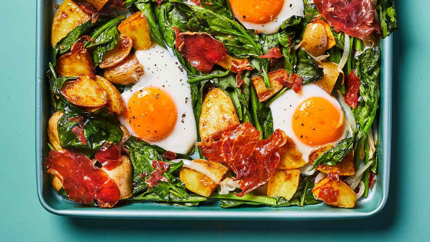 Sunny-Side-Up Sheet Pan Breakfast Recipe