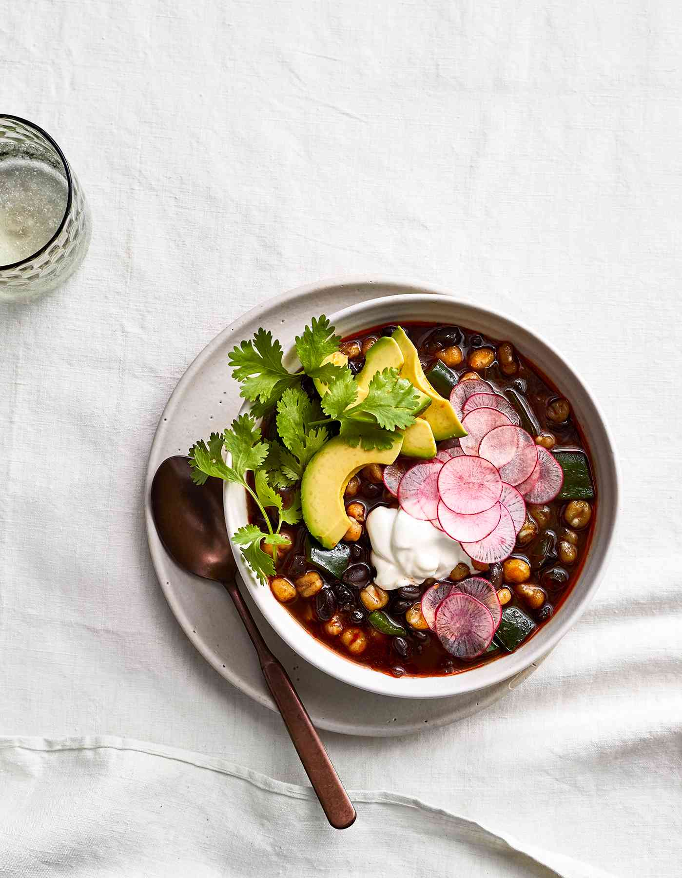 Slow Cooker Black Bean Posole