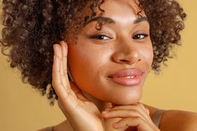 woman with soft makeup