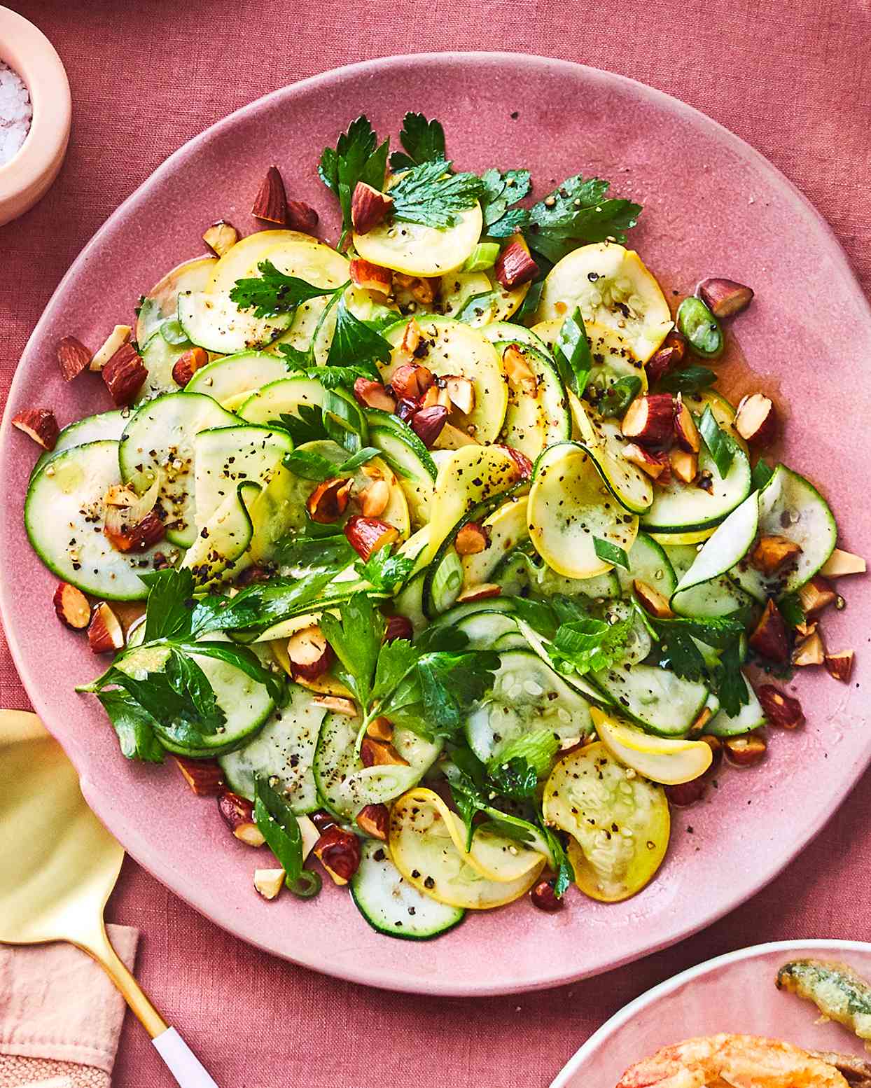 Summer Squash With Scallions, Chile, and Parsley