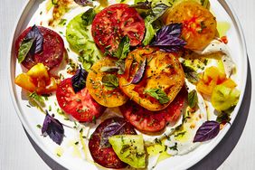 Real Simple Tomatoes with ricotta cream and herbs