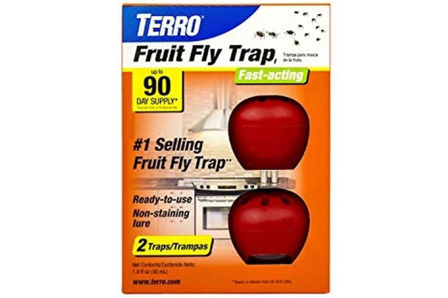 Amazon TERRO T2503SR Ready-to-Use Indoor Fruit Fly Killer and Trap