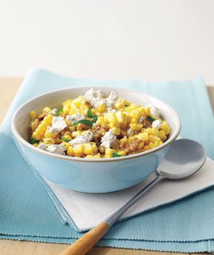 Corn Salad With Feta and Walnuts