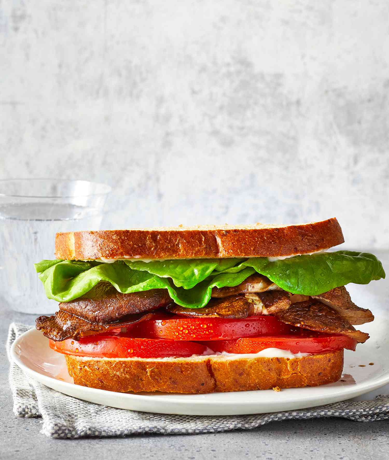 Vegetarian BLT With Shiitake Bacon