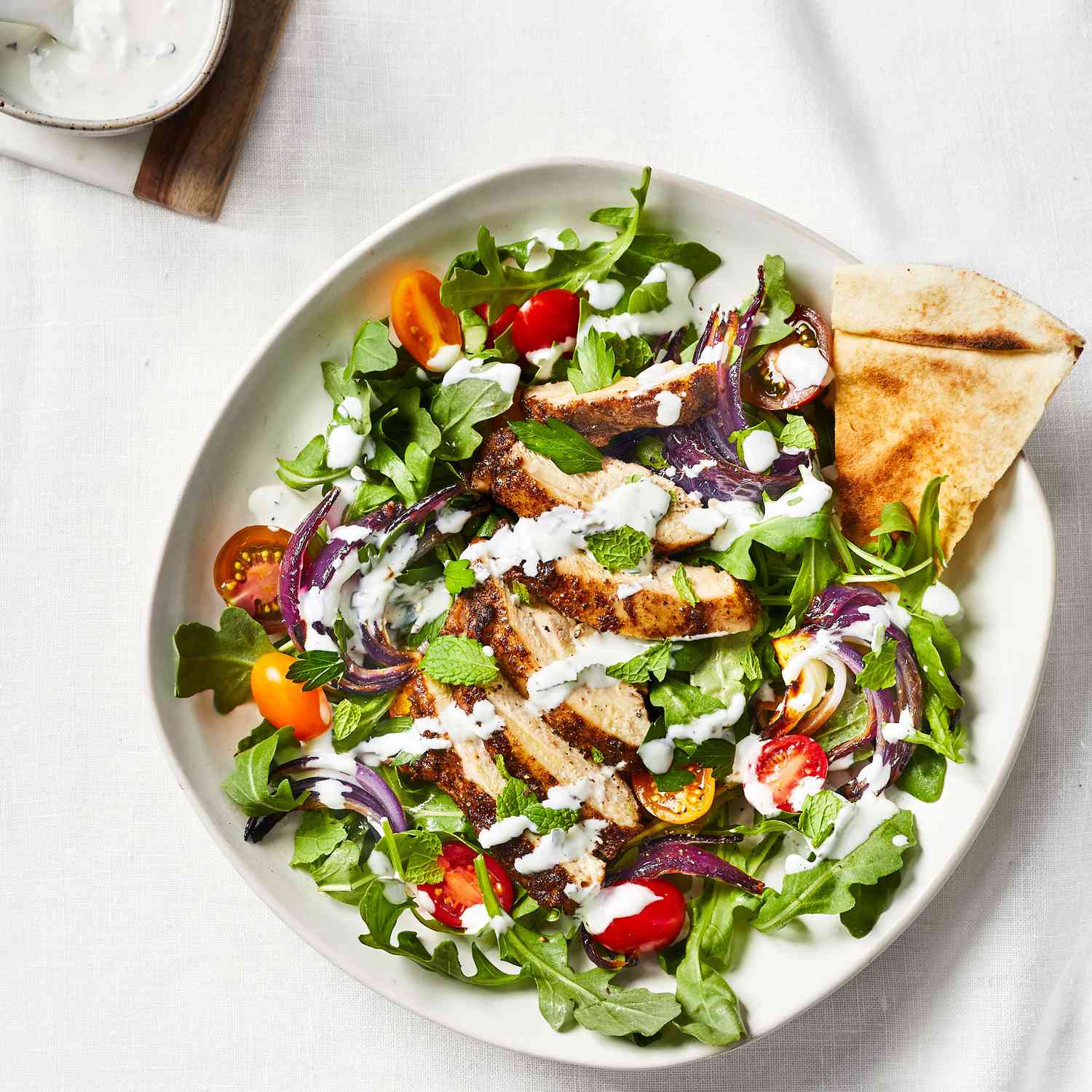 Warm Chicken Shawarma Salad