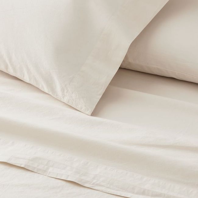 West Elm Organic Washed Cotton Percale Sheet Set