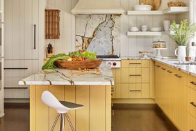 yellow kitchen